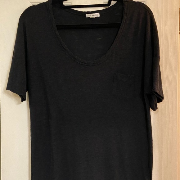 James Perse Black short sleeve T-shirt. Size Medium. EUC. - Picture 2 of 5